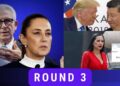 ROUND 3 HEINBAUM VS ZEDILLO; ¿DONDE ESTA SANDRA CUEVAS?; EVIDENCIAN A TRUMP Y BUKELE