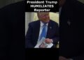 “You're A Shame”🤣 #trump #trumpvsmedia #funnymoments #shorts #shortsvideo #shortvideo #maga #usa