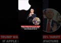 Trump threaten Apple with tariffs #apple #iphone #foxconn #donaldtrump #information #india #usa #shorts