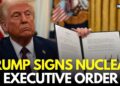 LIVE: Trump Indicators Government Orders On US Nuclear Power Manufacturing | Trump Newest Information | N18G