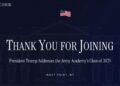 President Trump Addresses the Military Academy’s Class of 2025