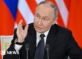 Putin not on Kremlin checklist of officers attending Ukraine peace talks in Turkey