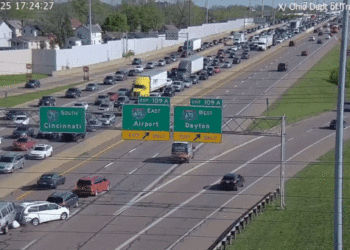 Reckless Ohio driver on Interstate 71 causes multi-car crash, leaves untouched