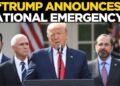 LIVE: Donald Trump's Stunning Comment On Nationwide Emergency | Trump Newest Information Stay | Trump Speech
