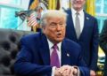 Donald Trump holds information convention in Oval Workplace