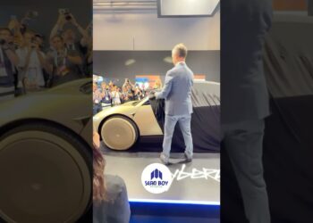 Tesla unveils Cybercab in Paris, France