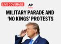 LIVE: Navy parade in DC and ‘No Kings’ protests towards Trump
