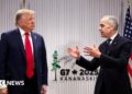 Trump says expelling Russia from G7 was a ‘mistake’ as he meets Carney – observe reside