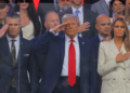 Trump acquired a flag on the Military’s 250th birthday parade on his 79th birthday