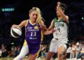 The LA Sparks confronted backlash on-line for posting semi-revealing photograph of participant