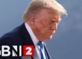 Donald Trump returns to the White Home after travelling to New Jersey