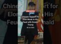 Chinese language Assist for Elon Musk in His Feud with Donald Trump. #information #ddnews #elonmusk #china