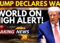 US Breaking Information LIVE: Donald Trump's Pressing Declaration | Trump Speech LIVE | America On Alert