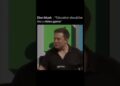 elon musk speech about schooling #shorts elon musk speech about schooling #shorts
