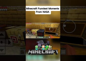 Funniest Minecraft Moments From SpaceX#shorts#minecraft #humorous
