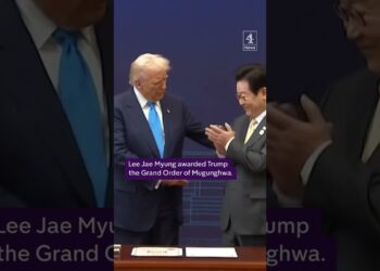 Trump receives South Korea highest honour