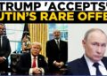 Trump Indicators Orders LIVE | 'I'd Like To Purchase…': Trump Accepts Putin's Supply; US To Ditch Zelensky?