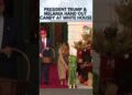 The Trumps Celebrates Halloween At The White Home | Trump, Melania Give Sweet To Trick-Or-Treaters The Trumps Celebrates Halloween At The White Home | Trump, Melania Give Sweet To Trick-Or-Treaters