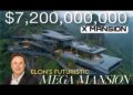 ELON MUSK .2 Billion “Mansion X” Appears straight out of a sci fi film
