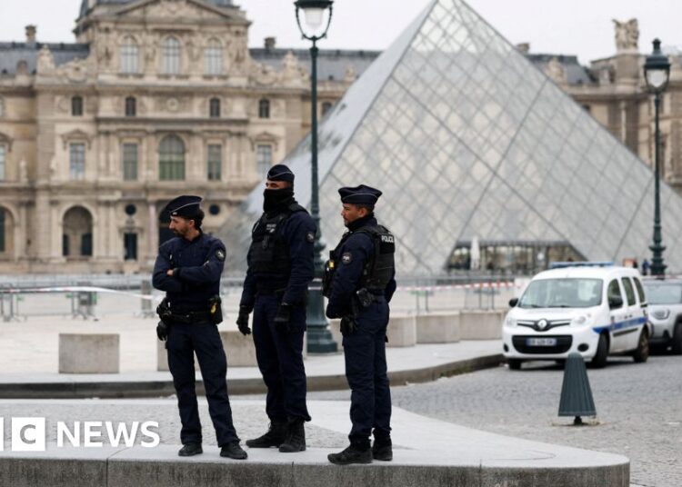 Two arrested over theft of jewels at Louvre, French media report Two arrested over theft of jewels at Louvre, French media report