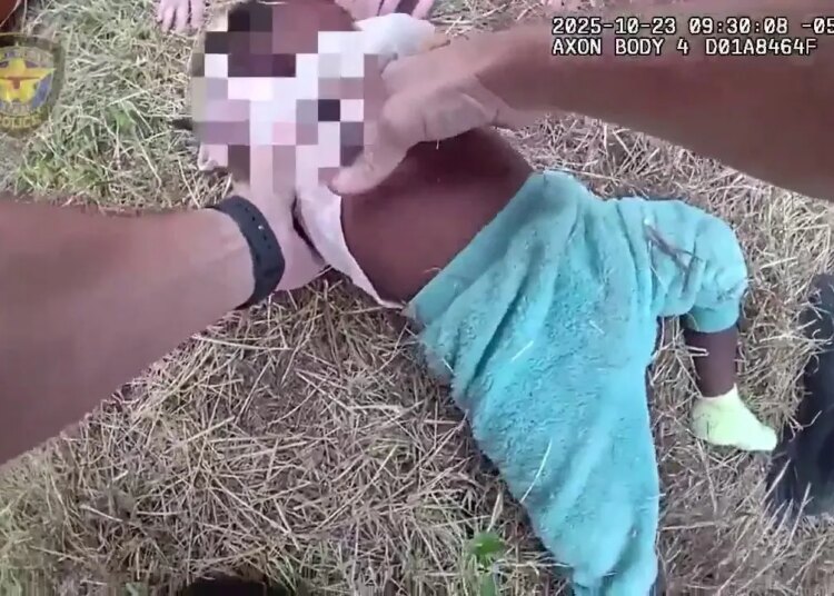 Fort Value law enforcement officials raise overturned automotive to rescue pinned toddler