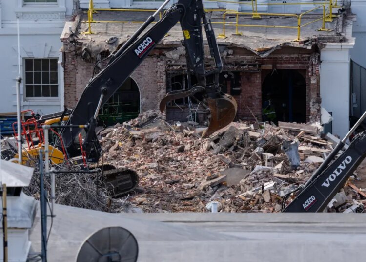 Trump East Wing demolition: The White Home ballroom, its donors, and historical past. Trump East Wing demolition: The White Home ballroom, its donors, and historical past.