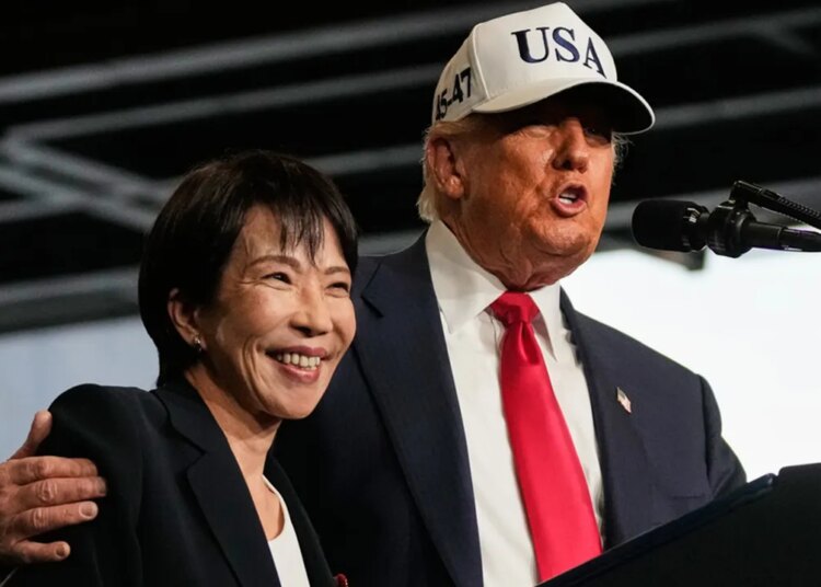 USS George Washington go to sees Trump announce Japan F-35 missiles