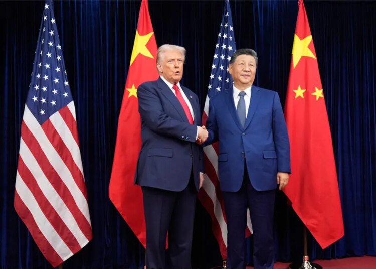 Trump, Xi meet in effort to resolve commerce tensions sparked by US tariffs