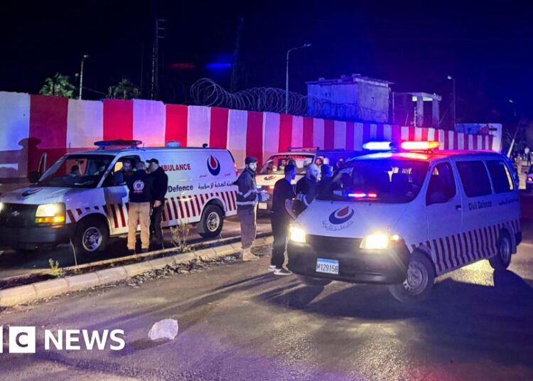 Lebanon says Israeli strike killed 13 folks close to Palestinian refugee camp Lebanon says Israeli strike killed 13 folks close to Palestinian refugee camp