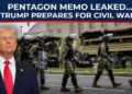 Trump’s ‘Secret Military’? Pentagon Memo Orders 23,500 Troops to Be Skilled in Crowd Management Nationwide