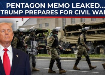 Trump’s ‘Secret Military’? Pentagon Memo Orders 23,500 Troops to Be Skilled in Crowd Management Nationwide