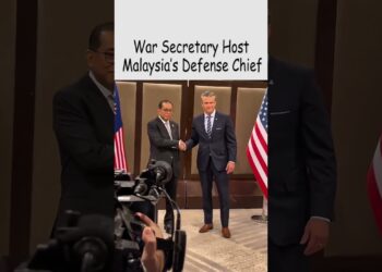 Pete Hegseth Meets Malaysia’s Protection Chief 🇺🇸💪 #hegseth #maga #shorts