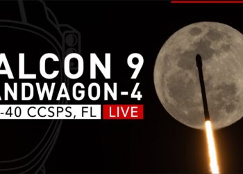 SpaceX Launches Bandwagon-4 Mission from Cape Canaveral, Florida