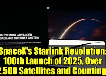 SpaceX's Starlink Revolution: a hundredth Launch of 2025, Over 2,500 Satellites and Counting!