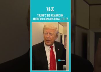 US President Donald Trump Reacts to Andrew Dropping Royal Titles Over Epstein Scandal | #shorts