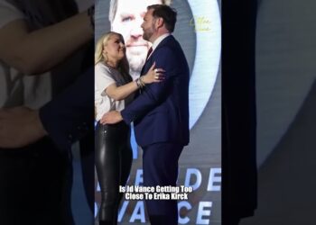 JD Vance Erika Kirk Hug Sparks On-line Investigation