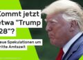 Donald Trump: Kommt jetzt etwa “Trump '28”? Neue Spekulationen um dritte Amtszeit Donald Trump: Kommt jetzt etwa “Trump '28”? Neue Spekulationen um dritte Amtszeit