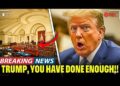 SHOCKING!! US Supreme Court docket REVEALED BOMBSHELL Ruling That Destroyed TRUMP’S ADMINISTRATION