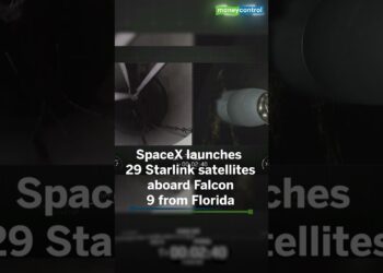 SpaceX launches dozens of Starlink satellites into house