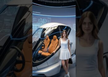 Tesla's eVTOL Hover Tour on the 2026 Asia Auto Present #tesla #robotic #evtol #flyingcar #flyingtaxis