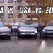 China vs USA vs Europe Electrical Automobile Battle!