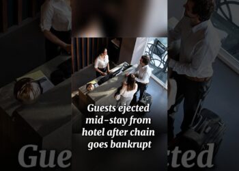 Company ejected mid-stay from resort after chain goes bankrupt #information
