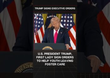 #FirstpostNews: US President Trump, First Girl Melania Signal Orders to Assist Youth Leaving Foster Care