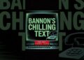 Bannon's CHILLING Textual content With Epstein (You Should See This)