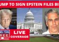 Trump to Signal Epstein Recordsdata Invoice Right this moment? – LIVE Breaking Information Protection Trump to Signal Epstein Recordsdata Invoice Right this moment? – LIVE Breaking Information Protection