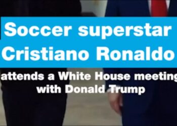 Cristiano Ronaldo attends White Home assembly and dinner with Donald Trump • FRANCE 24 English