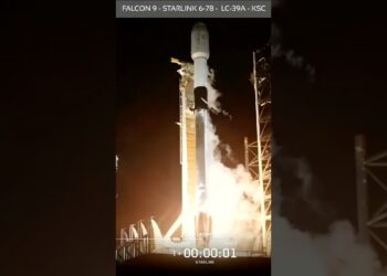 Elevate- Off Falcon 9 – Starlink 6-78 – LC-39A – Kennedy Area Middle – November 20, 2025