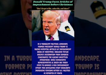 ||Donald Trump Faces Articles of impeachment earlier than Christmas||#viral #information #shortsvideo