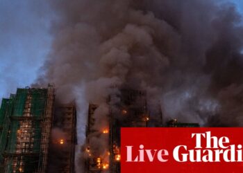 Hong Kong fireplace: rescue crews search house blocks for survivors; dozens killed and tons of lacking after blaze – observe updates | Hong Kong Hong Kong fireplace: rescue crews search house blocks for survivors; dozens killed and tons of lacking after blaze – observe updates | Hong Kong