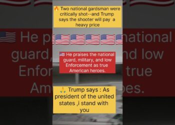 🔥 Photographs Fired Close to the White Home — 2 Nationwide Guard Injured! Donald Trump #usa #news_usa #brief